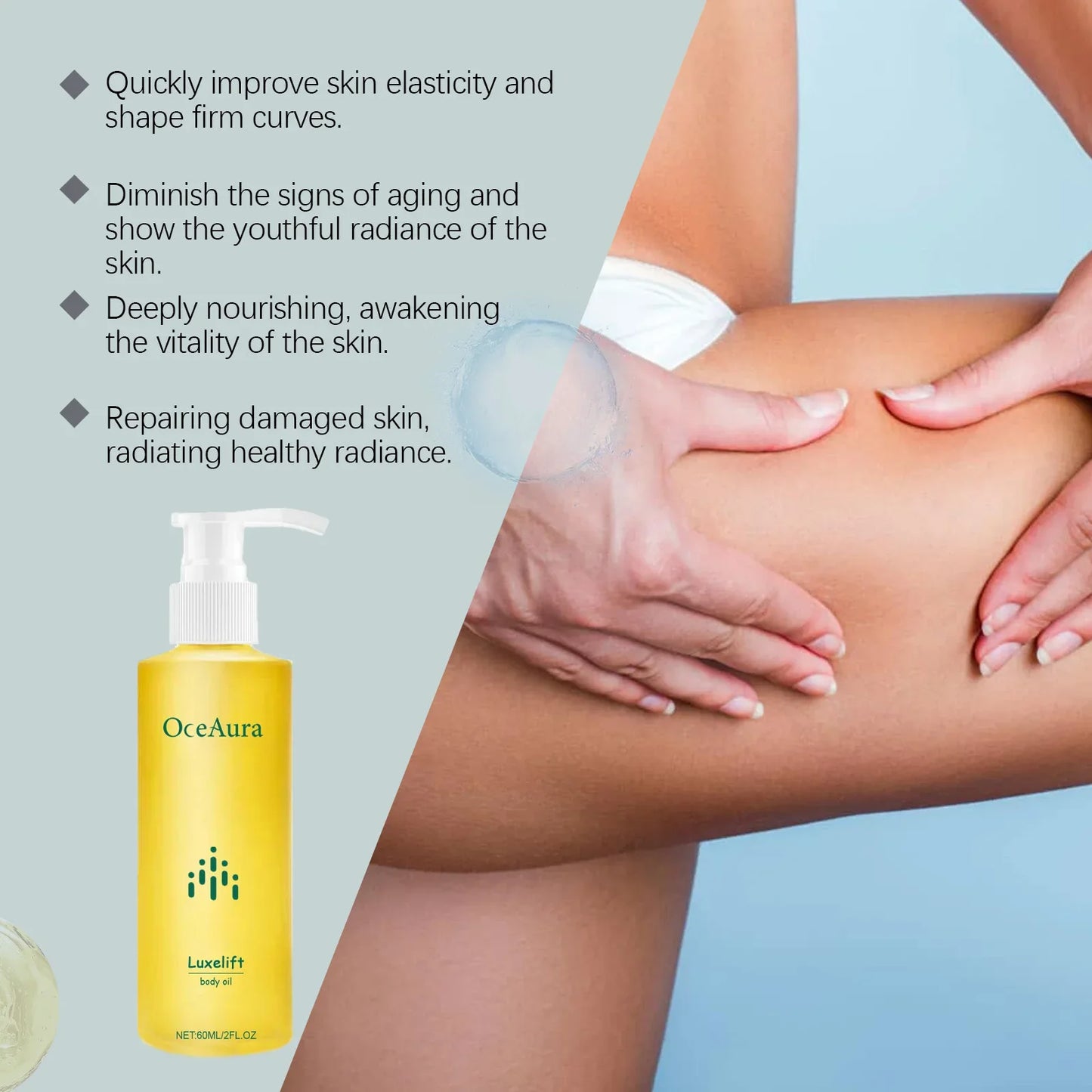 OceAura Skin Firming Body Oil – Anti-Wrinkle & Nourishing