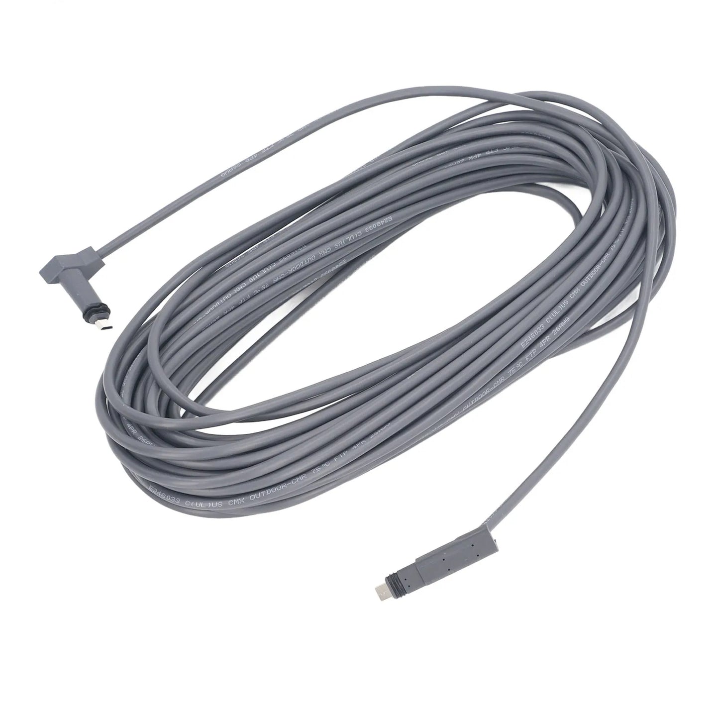 Rectangular Satellite Replacement Cable 100ft Router Networking