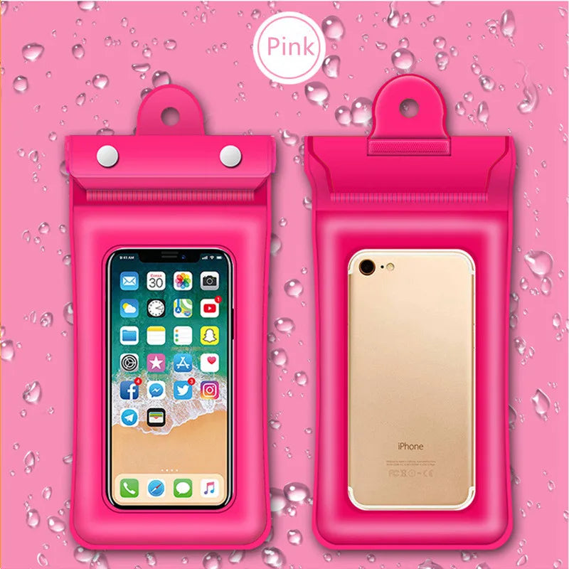 Waterproof Floating Phone Pouch with Airbag | Dry Bag