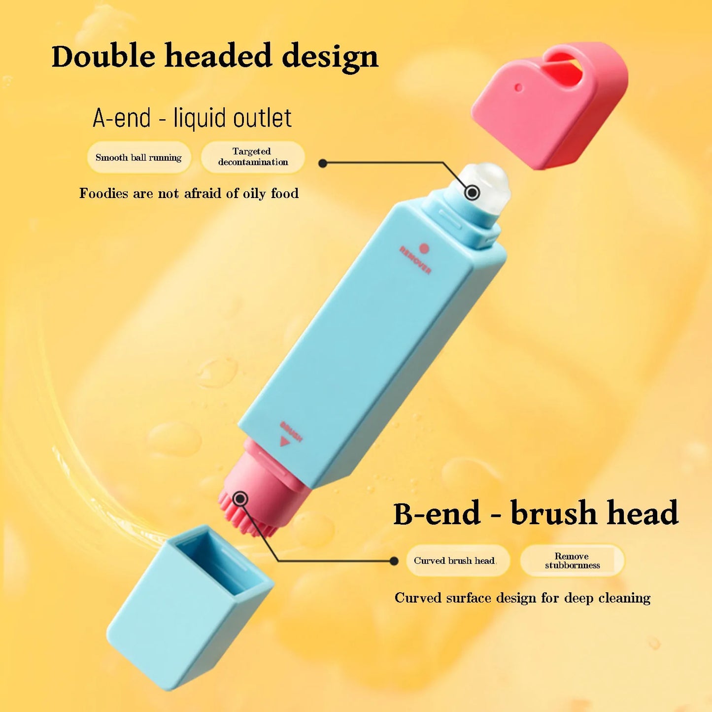 Portable No-Wash Stain Remover Pen – Oil, Wine & Food