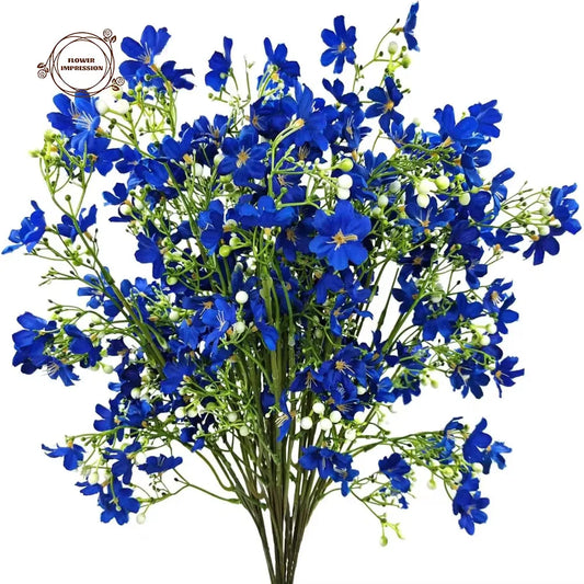 Silk Artificial Flowers Long Stems | Faux Baby's Breath Bouquet Artificial Silk Flowers Peaceful Pleasures Health and Wellness