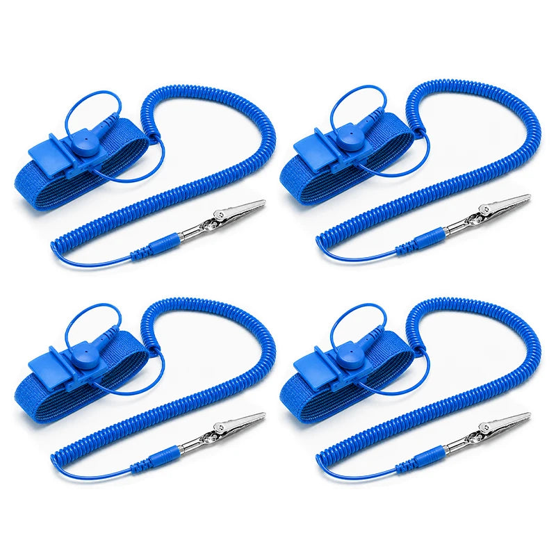 Anti-Static ESD Wrist Strap Grounding Band with Alligator Clip
