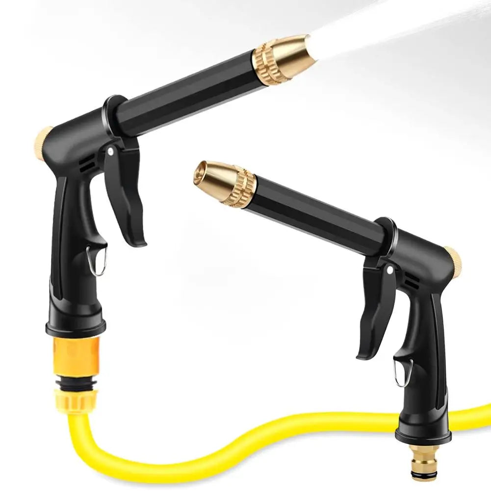 High-Pressure Garden Hose Spray Nozzle | Multi-Pattern Water Blaster