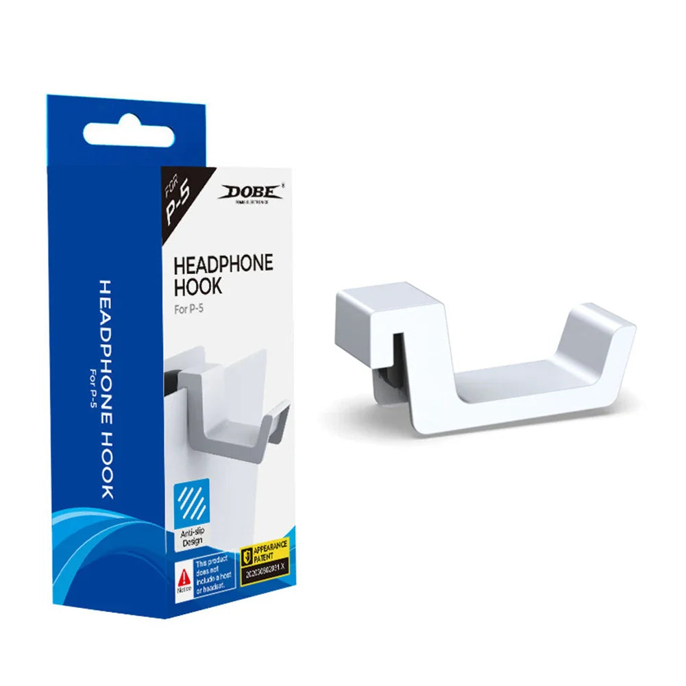 PS5 Headphone Stand Mount – Anti-Slip Gaming Headset Hanger