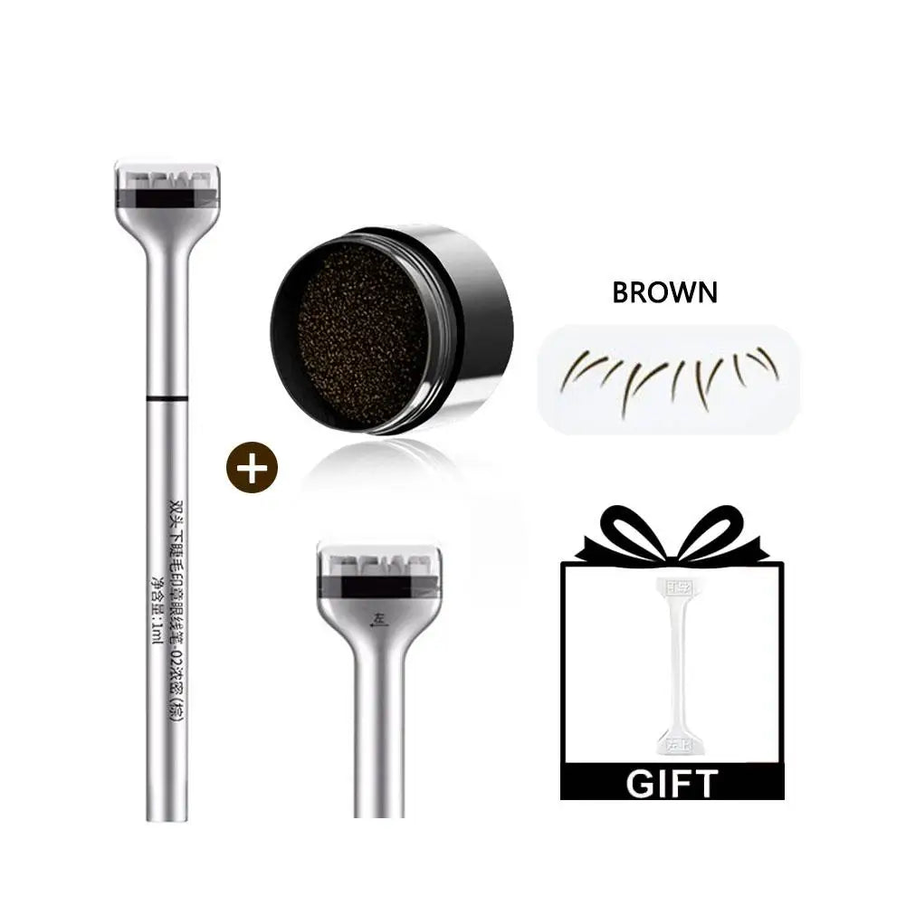 2-in-1 Lower Eyelash Stamp Mascara Stick – Natural & Waterproof