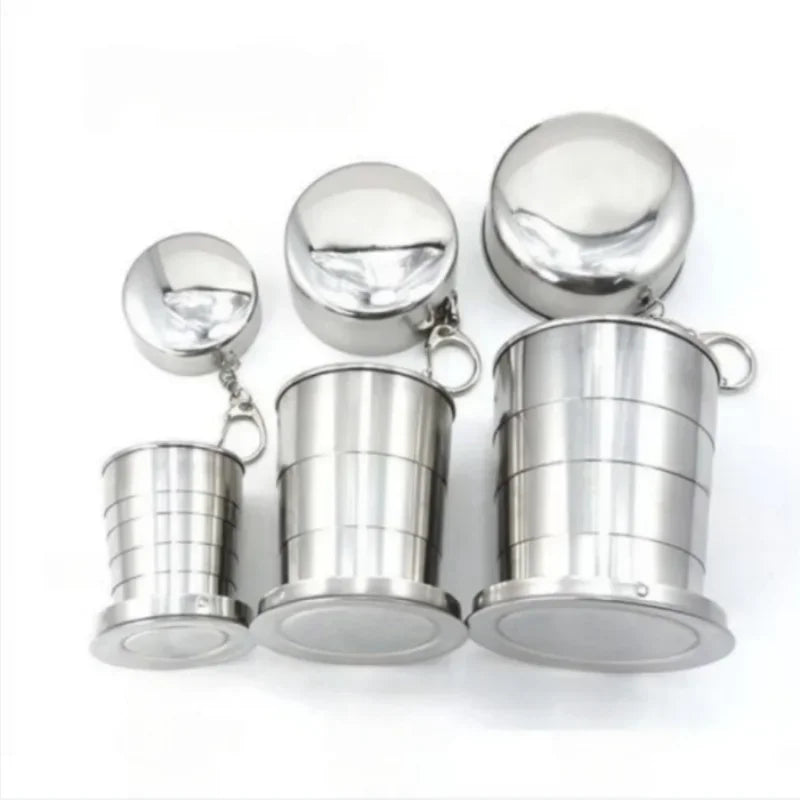 Stainless Steel Collapsible Travel Cup | Portable Folding Cup