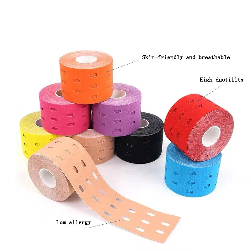 Perforated Muscle Patches – Elastic Breathable Sports Tape