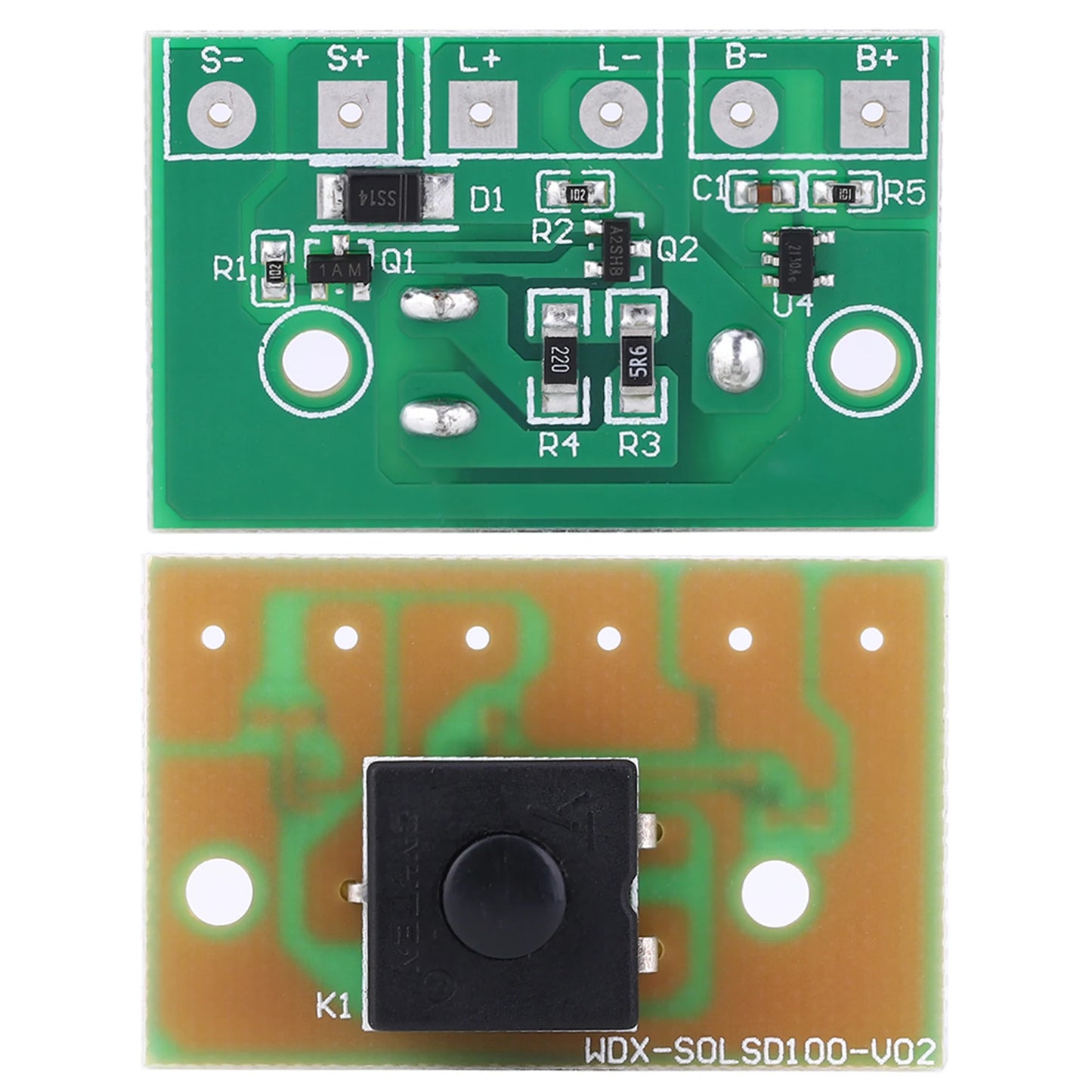 Solar Lawn Lamp Control Board Solar Lamp Controller Module Control Circuit Board with for 3.7V Lithium Battery Peaceful Pleasures Health and Wellness