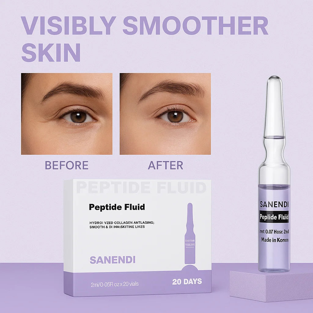 SANENDI Hyaluronic Acid Peptide Ampoule Serum | Dermapen 5/20PCS Facial Ampoule Serum Peaceful Pleasures Health and Wellness