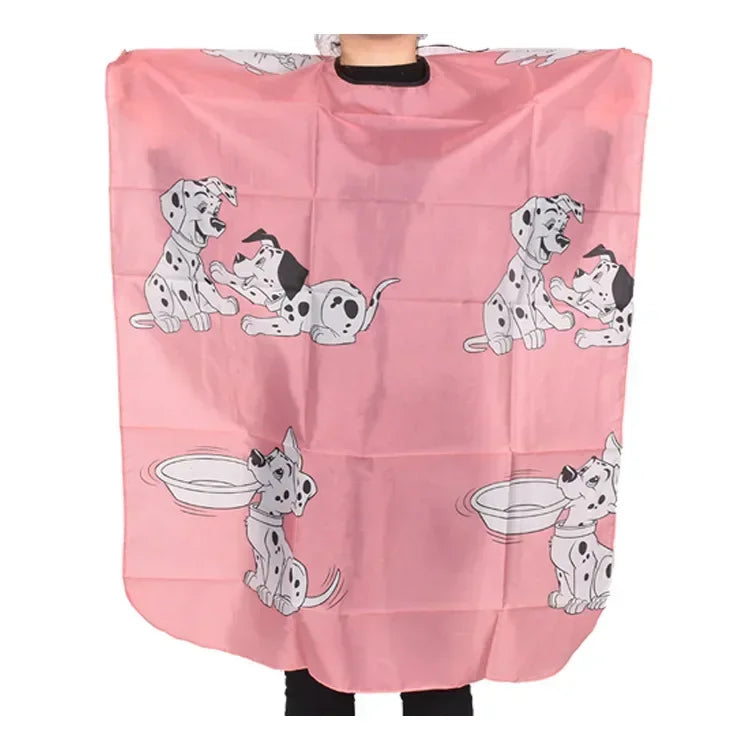 Kids Hair Cutting Cape Gown Hairdresser Barber Apron Hairdressing Children Girls Boys Hair Cut Cloak Umbrella Protecter Peaceful Pleasures Health and Wellness B