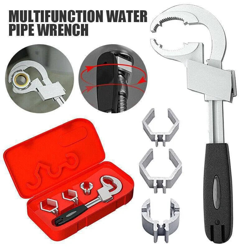 Multifunctional Adjustable Sink Wrench Universal Plumbing Spanner