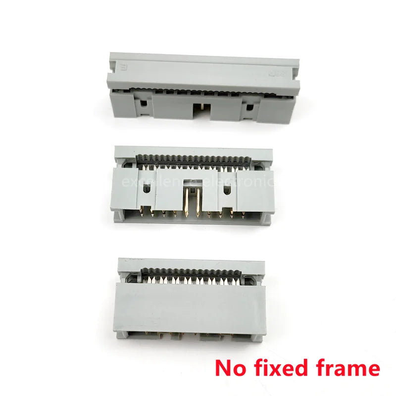 5pcs 2.54MM IDC Type Box Header Male Headers 10/14/16/18/20/30/34/40/50 PIN Connector for 1.27mm Pitch Flat Cable Peaceful Pleasures Health and Wellness