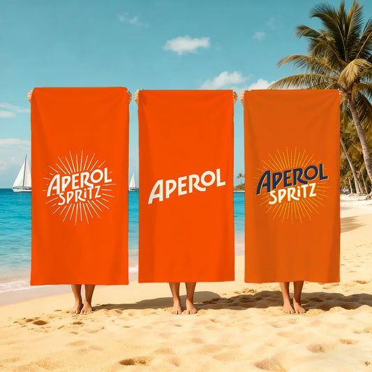 Orange Quick-Dry Beach Towel | Soft Pool & Travel Towel Quick-Dry Beach Towel Peaceful Pleasures Health and Wellness