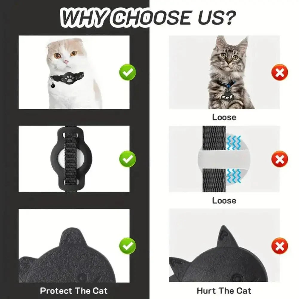 Waterproof Reflective GPS Tracker Collar for Cats Anti-Lost Pet Location Finder Accessories for Kittens Peaceful Pleasures Health and Wellness