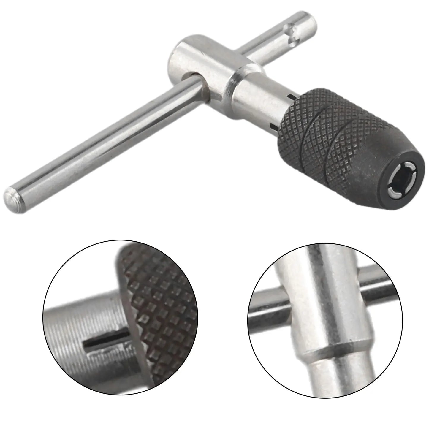 Adjustable T-Handle Ratchet Tap Wrench M3–M12 | Workshop Tool