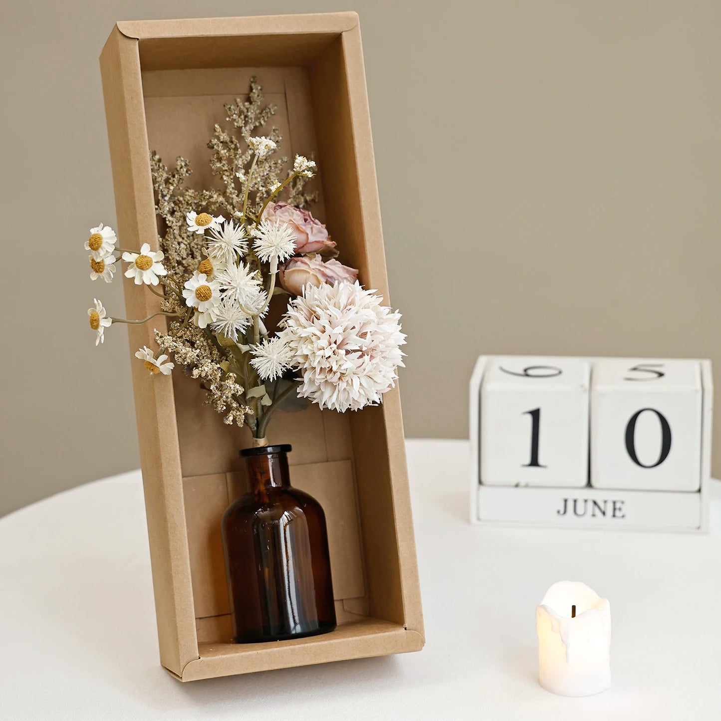 Artificial Silk Peony Bouquet for Wedding, Home & Party Decor