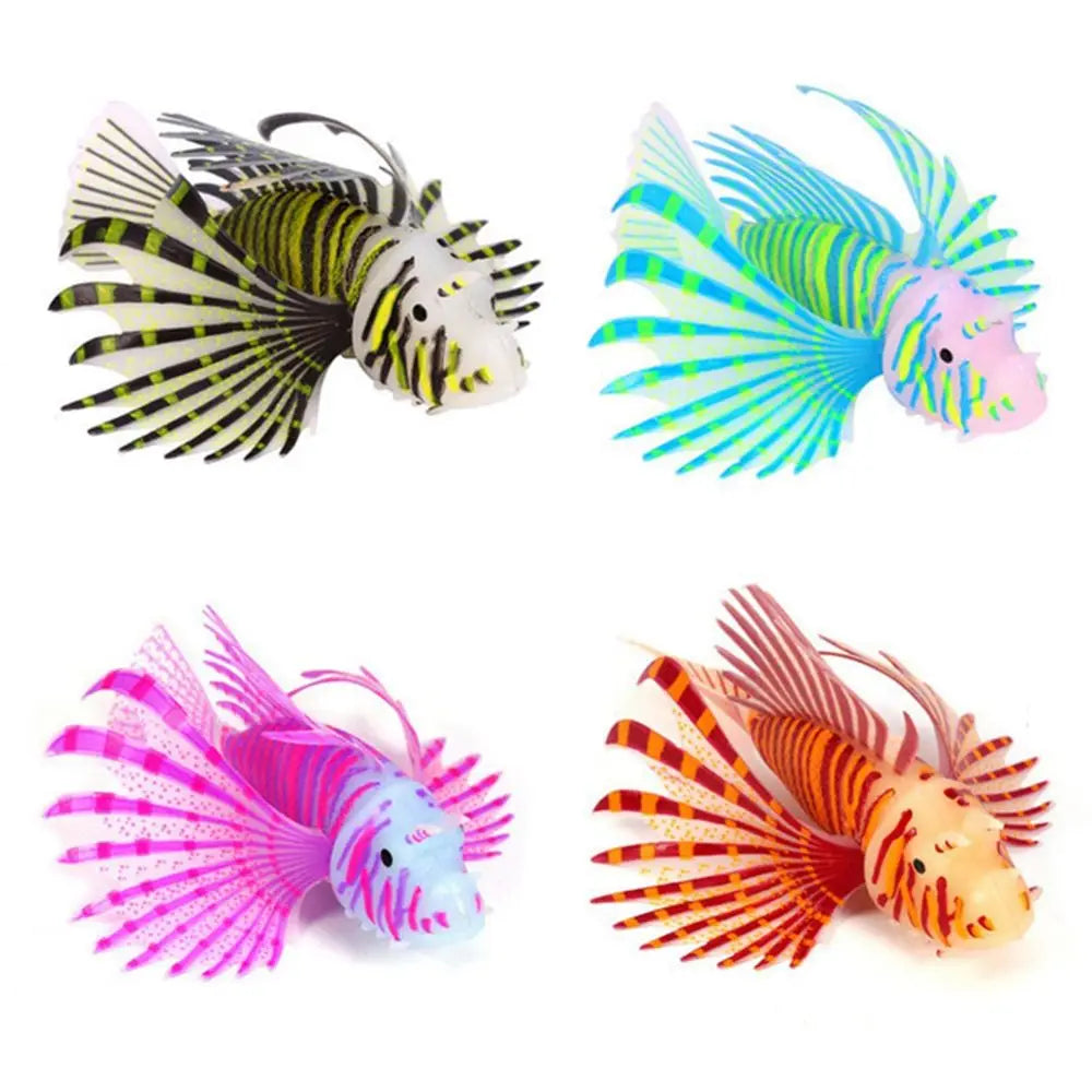 Artificial Lionfish Silicone Aquarium Ornament | Fish Tank Decor