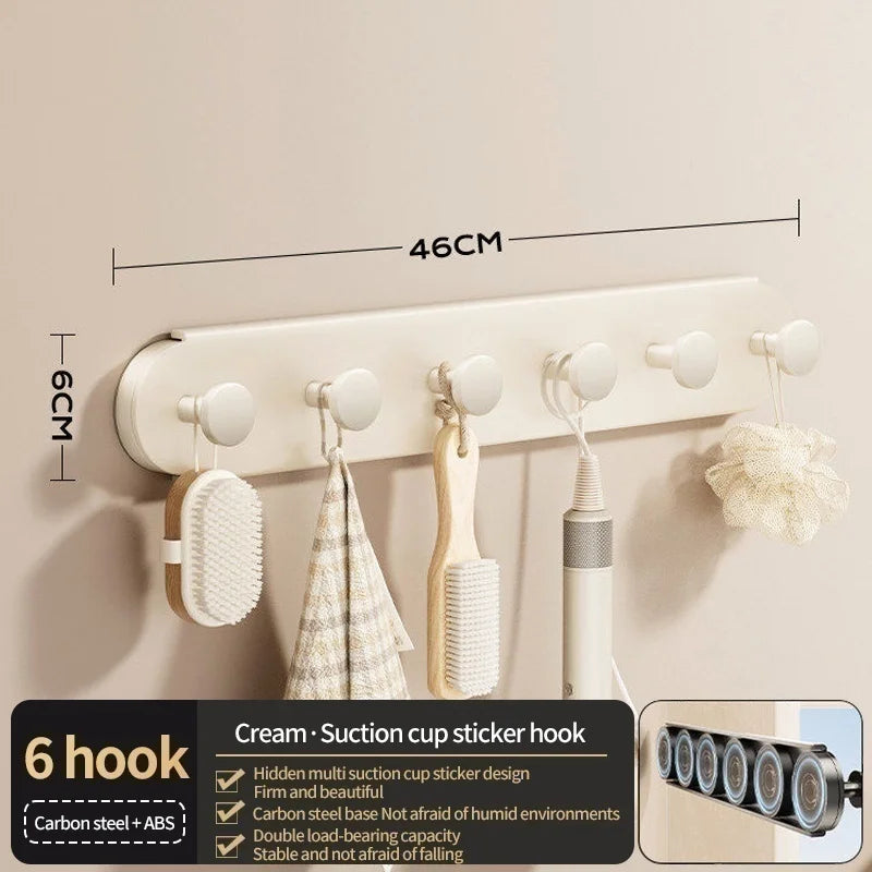 No-Drill Suction Cup Wall Hook | Aluminum Hook for Bath & Kitchen