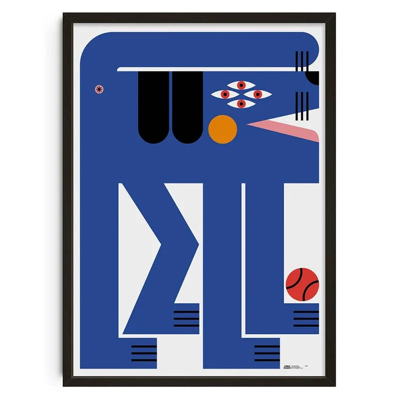 Japanese Okinawa Prefecture Canvas Poster Mid-century Bauhaus Geometric Snake Animal Wall Art Prints for Living Room Home Dec Peaceful Pleasures Health and Wellness WO-141-22 55x80cm