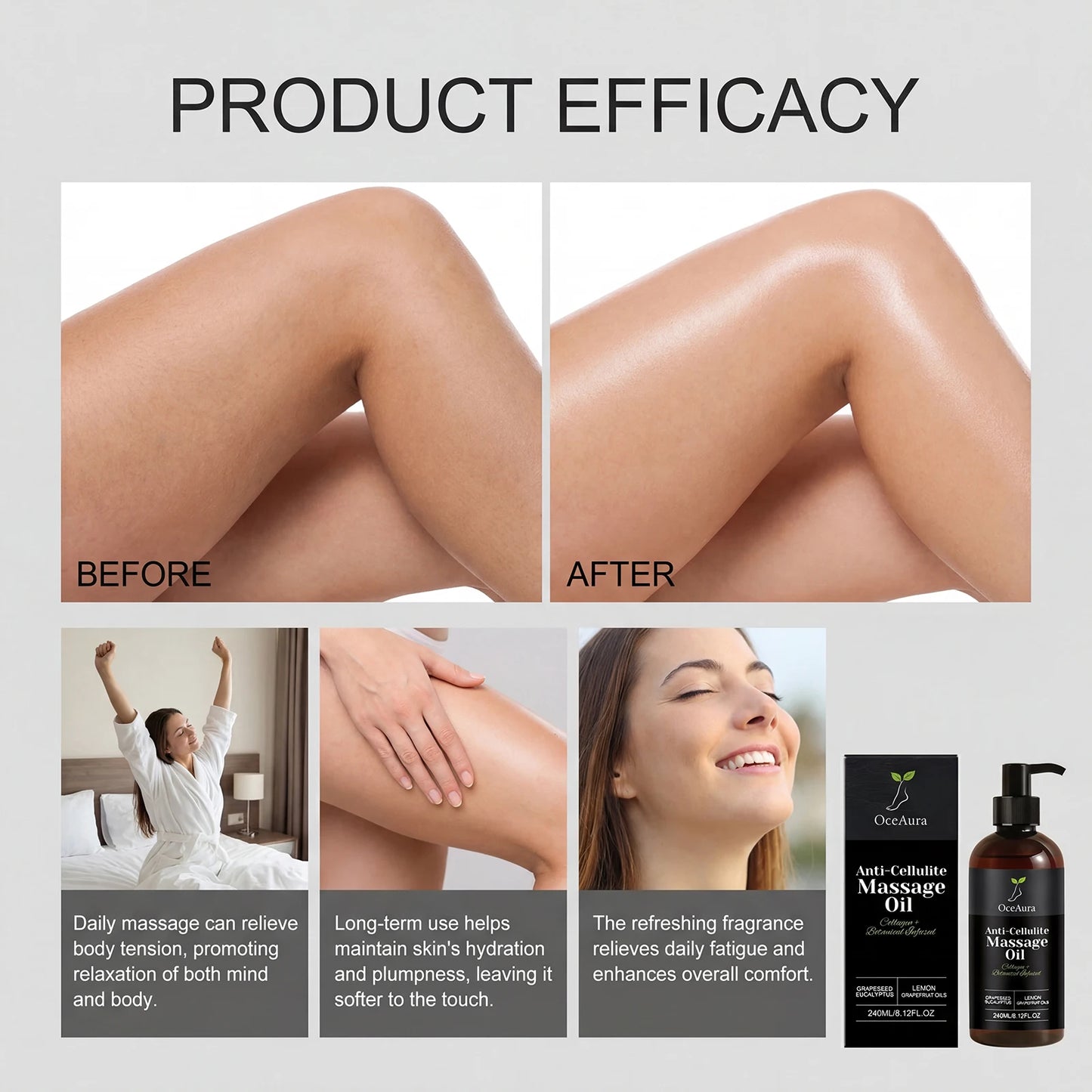 Collagen Firming Body Oil – Thigh Tightening & Nourishing