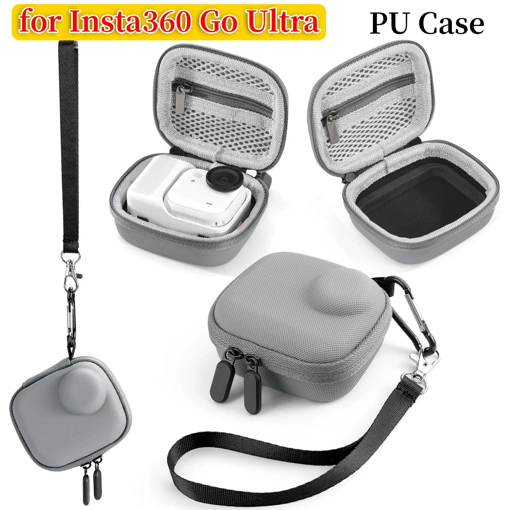 Portable Camera Storage Bag For Insta360 GO Ultra Dustproof Anti-lost Protective Case EVA Shockproof Cover For Insta360 GO Ultra Peaceful Pleasures Health and Wellness