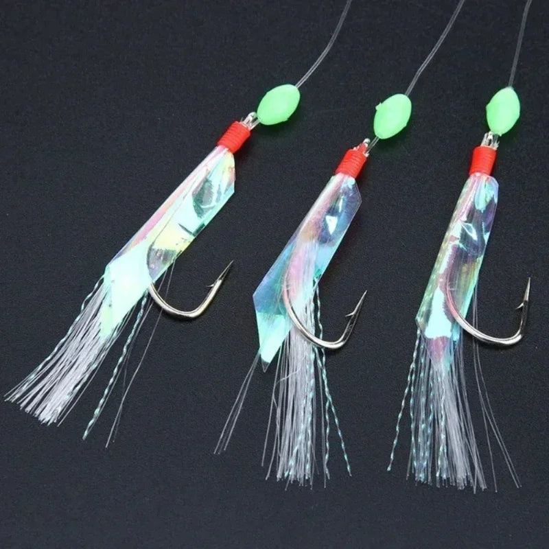 Multi-color Soft Silverskin Fishing Lure Imitation Shrimp Bait