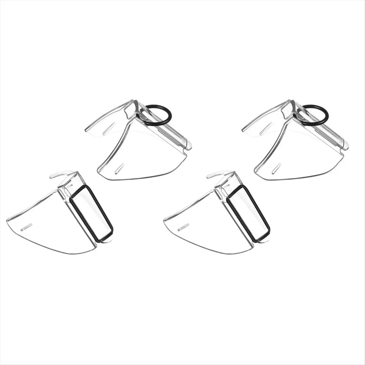 *ABDH 2 Pairs Safety Glasses Side Shield on Eye Glasse Side Shield Anti-Slip on Side Shield for Safety Glasses Peaceful Pleasures Health and Wellness