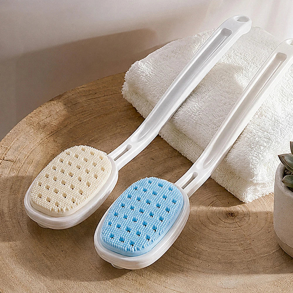 Detachable Long Handle Bath Brush with Soap Reservoir