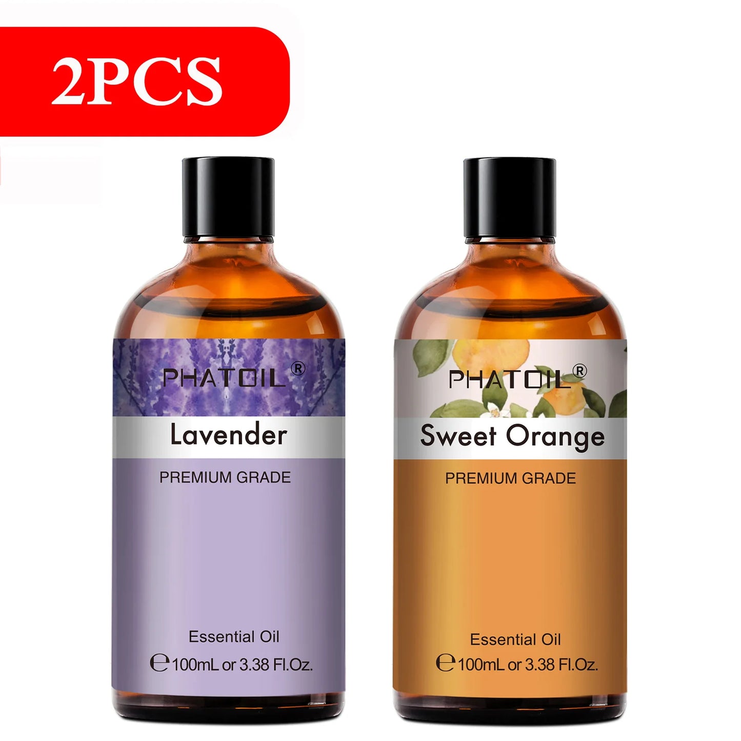 100ml Aromatherapy Essential Oil – Lavender, Rose, Vanilla, Eucalyptus & More for Diffuser & Candle Making