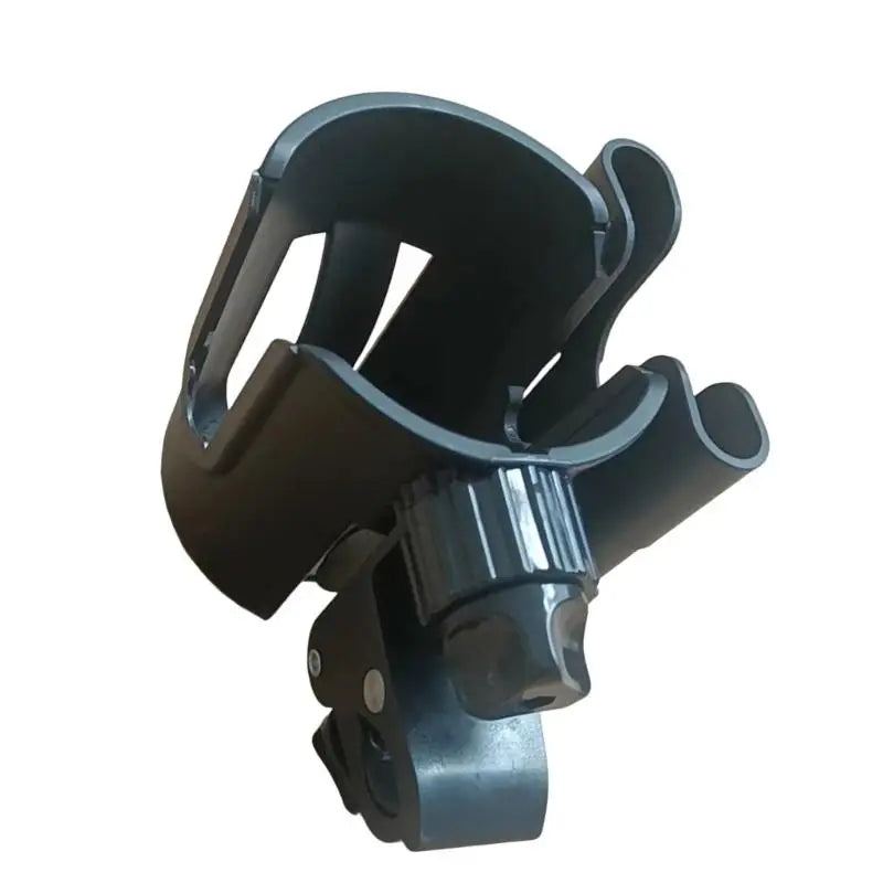 Universal Stroller Cup Holder 360° Base & Phone Pocket – Black
