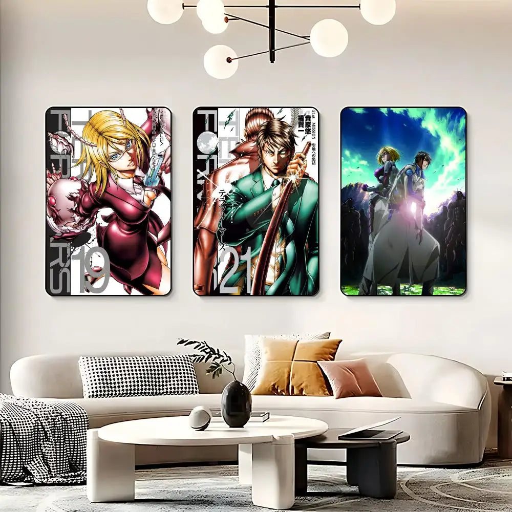 Terra Formars Anime Poster – HD Waterproof Self-Adhesive Wall Art Anime Wall Poster Peaceful Pleasures Health and Wellness