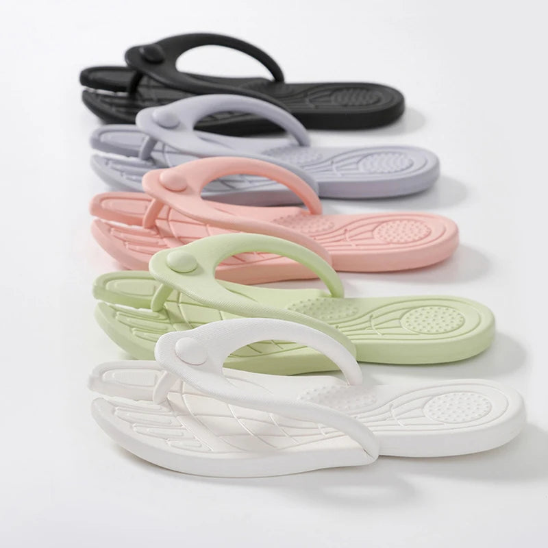 JPNTKY Foldable Flip-Flops – Travel Beach Sandals Men & Women