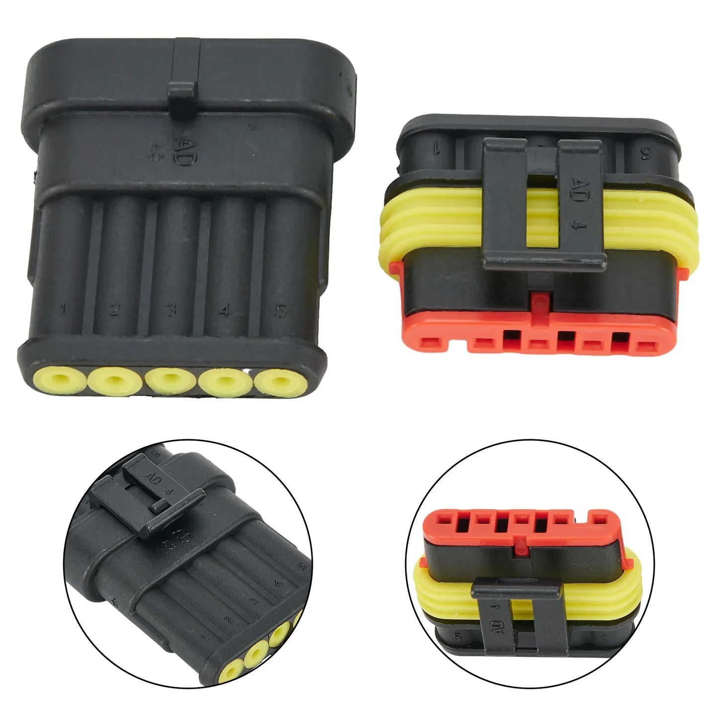 IP67 Waterproof Connector Plug 1–6 Pin | Car, Boat & Auto Wire