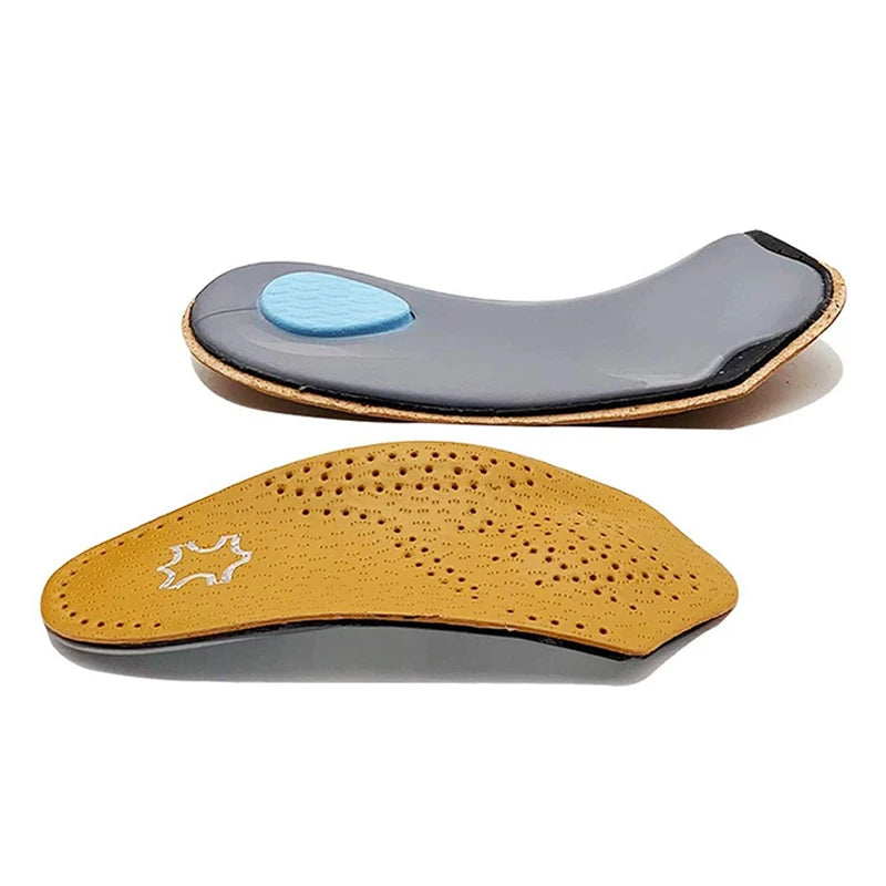 Orthotic Inserts 3/4 Length, Half Plantar Fasciitis Support with Metatarsal Pad Heel Cushion Peaceful Pleasures Health and Wellness