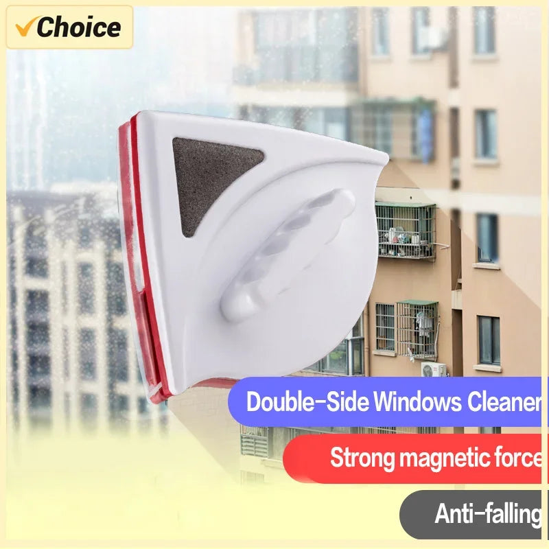 Magnetic Window Cleaner Automatic Water Discharge Double Layer Wiper for Home Office Glass Cleaning Tool Peaceful Pleasures Health and Wellness