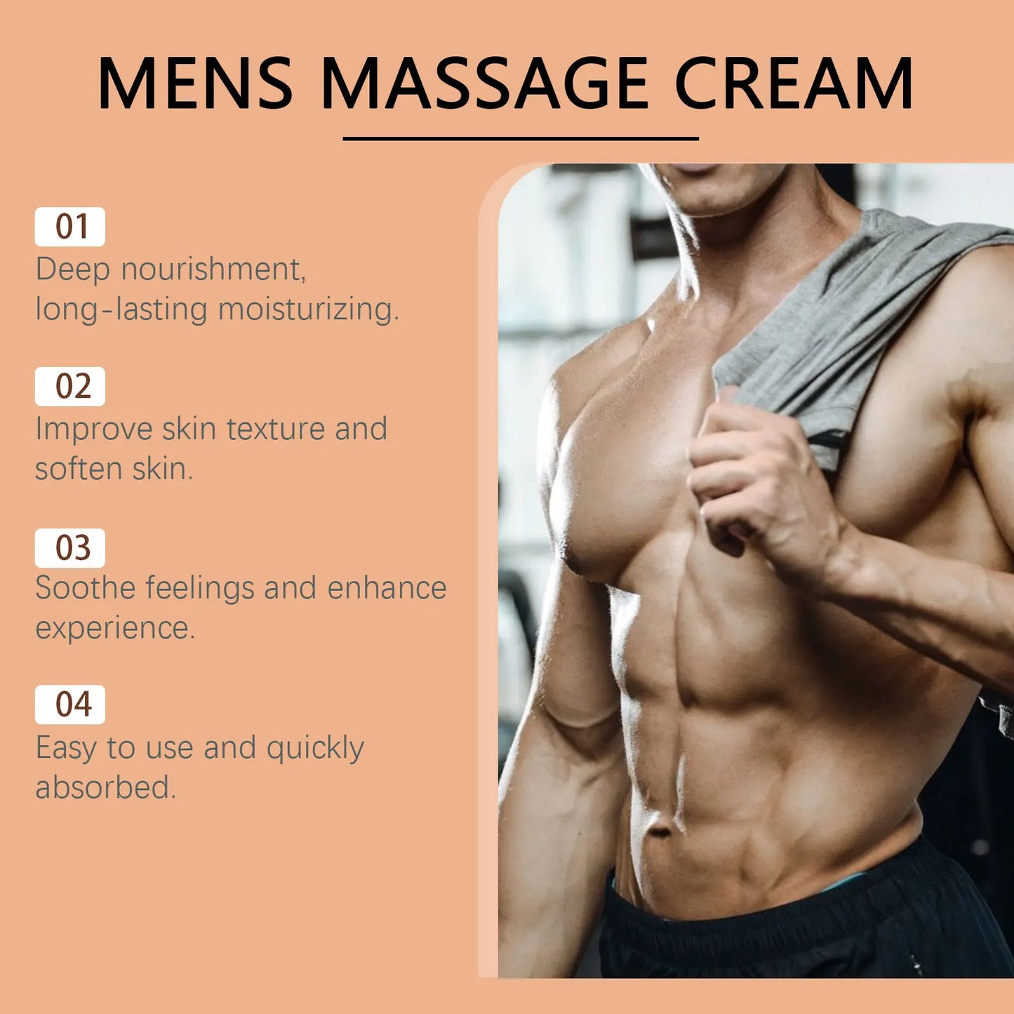 North Moon Ginseng Men's Body Firming Tightening Cream 60g