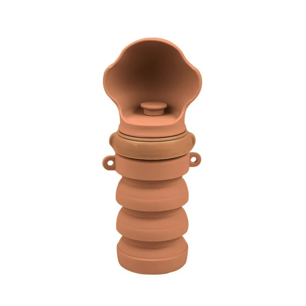 Silicone Collapsible Dog Water Bottle – Leak-Proof Travel Cup