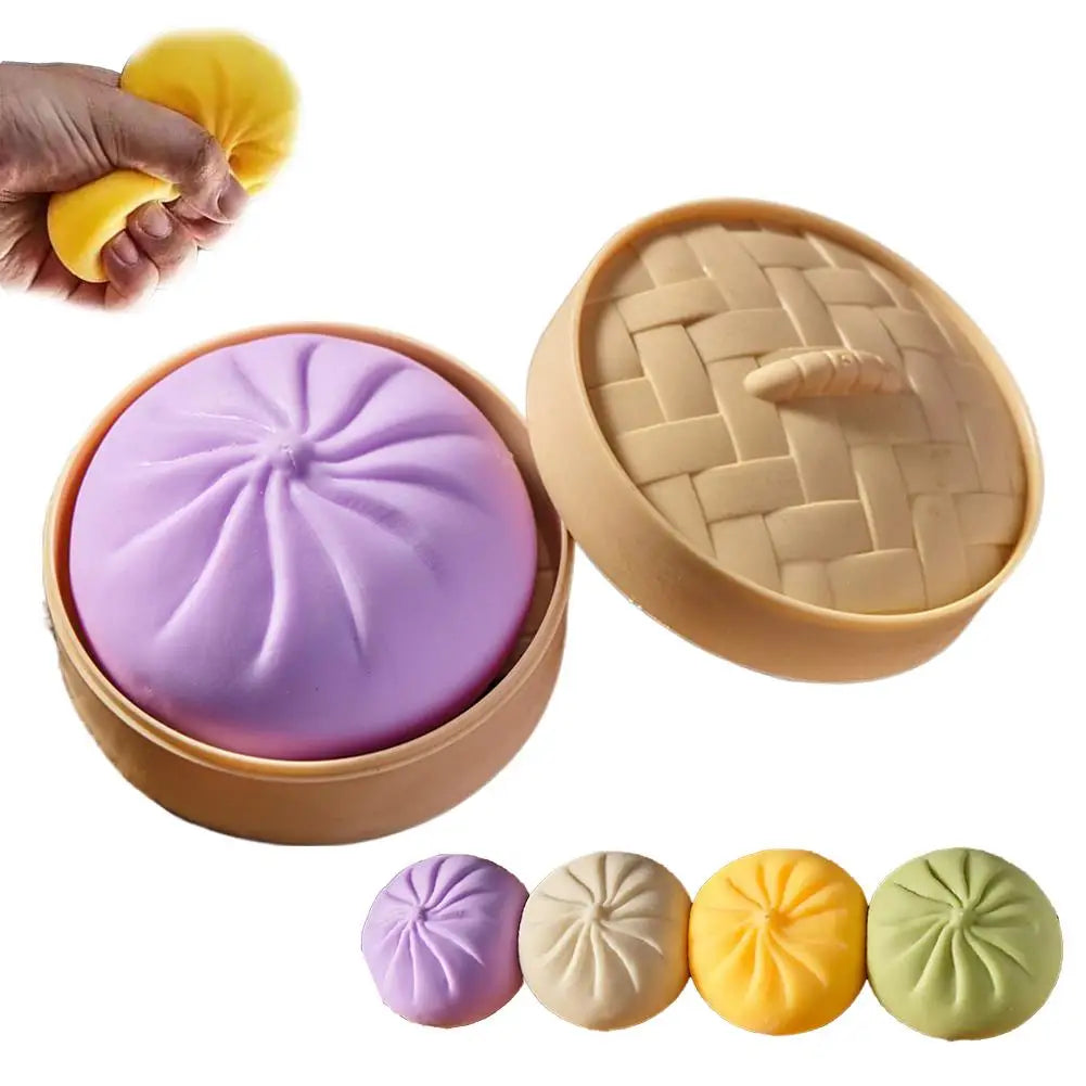 Colorful Dumpling Stress Ball Fidget Sensory Toy Gifts Peaceful Pleasures Health and Wellness D
