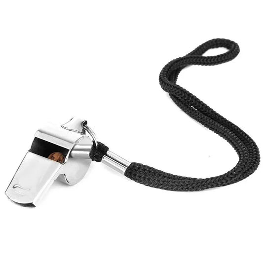 Stainless Steel Whistle Party Referee Sports School Football Rugby Peaceful Pleasures Health and Wellness 1piece