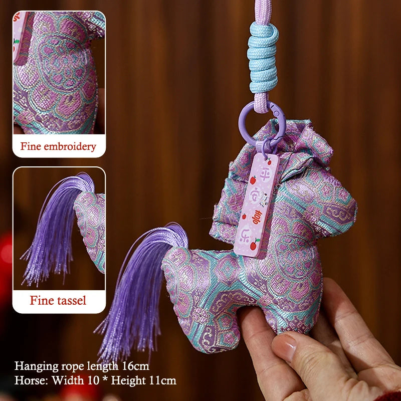 2026 Year of the Horse Chinese Zodiac Keychain & Bag Charm