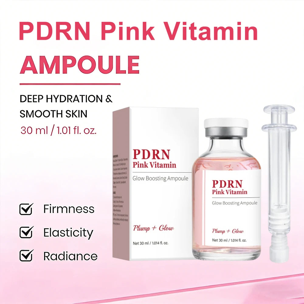 Glow Intensive PDRN Ampoule, Copper Peptides & Vitamin B12 Serum for Face with Collagen & Multi Peptides & 10 Hyaluronic Acids Peaceful Pleasures Health and Wellness
