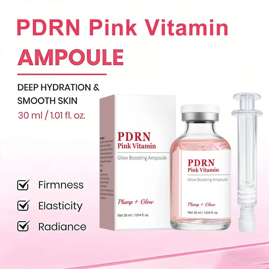 Glow Intensive PDRN Ampoule, Copper Peptides & Vitamin B12 Serum for Face with Collagen & Multi Peptides & 10 Hyaluronic Acids Peaceful Pleasures Health and Wellness