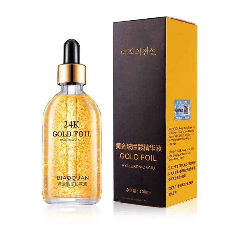 24K Gold Hyaluronic Acid Face Serum Anti-Aging 100ml