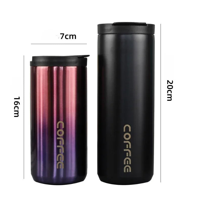 Car Mount Stainless Steel Insulated Coffee Cup | 400ml & 550ml Insulated Travel Mug Peaceful Pleasures Health and Wellness