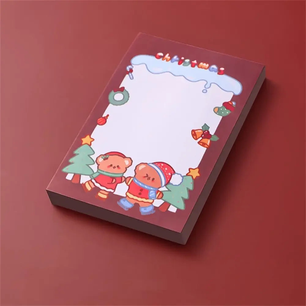 Christmas Santa Sticky Notes – 50-Sheet Holiday Memo Pad