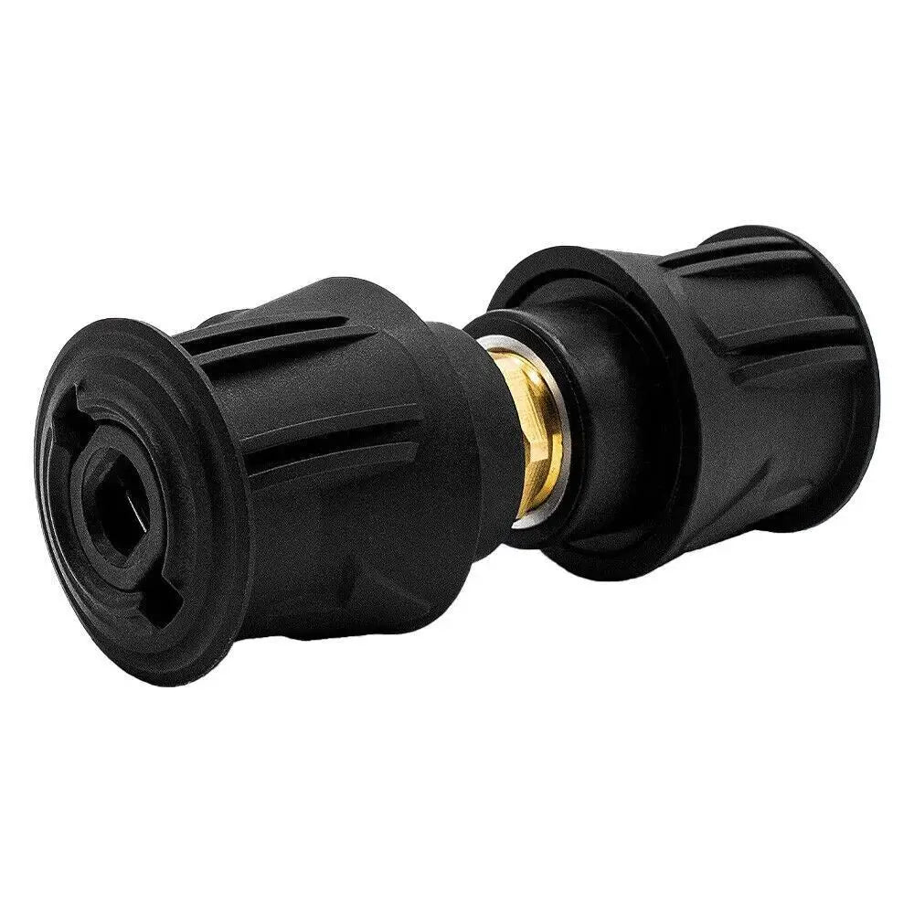 Black High pressure quick connector Plastic Universal High pressure hose adapter Quick Connection for Karcher Peaceful Pleasures Health and Wellness