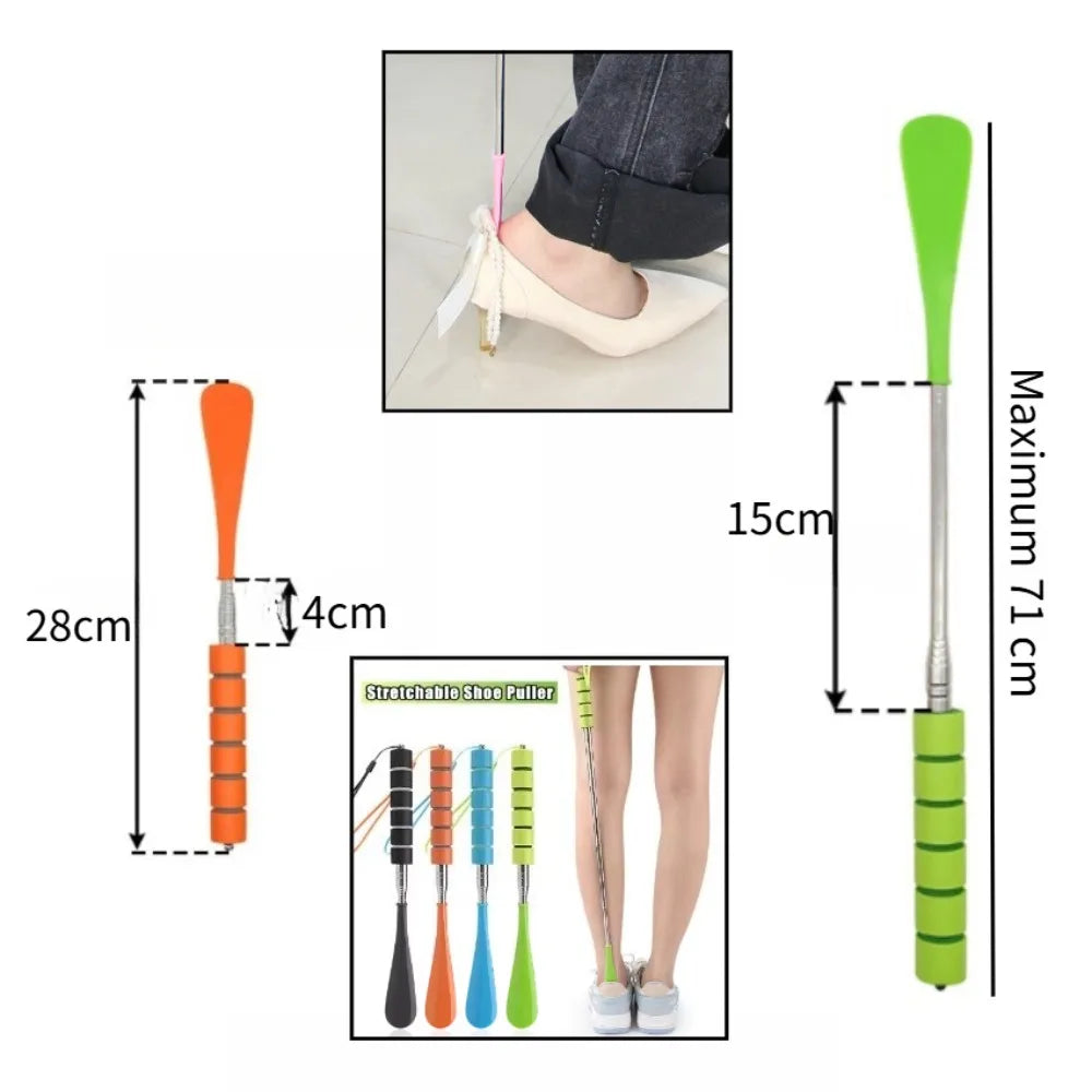 Extendable Long Shoe Horn 30–71cm | Stainless Steel