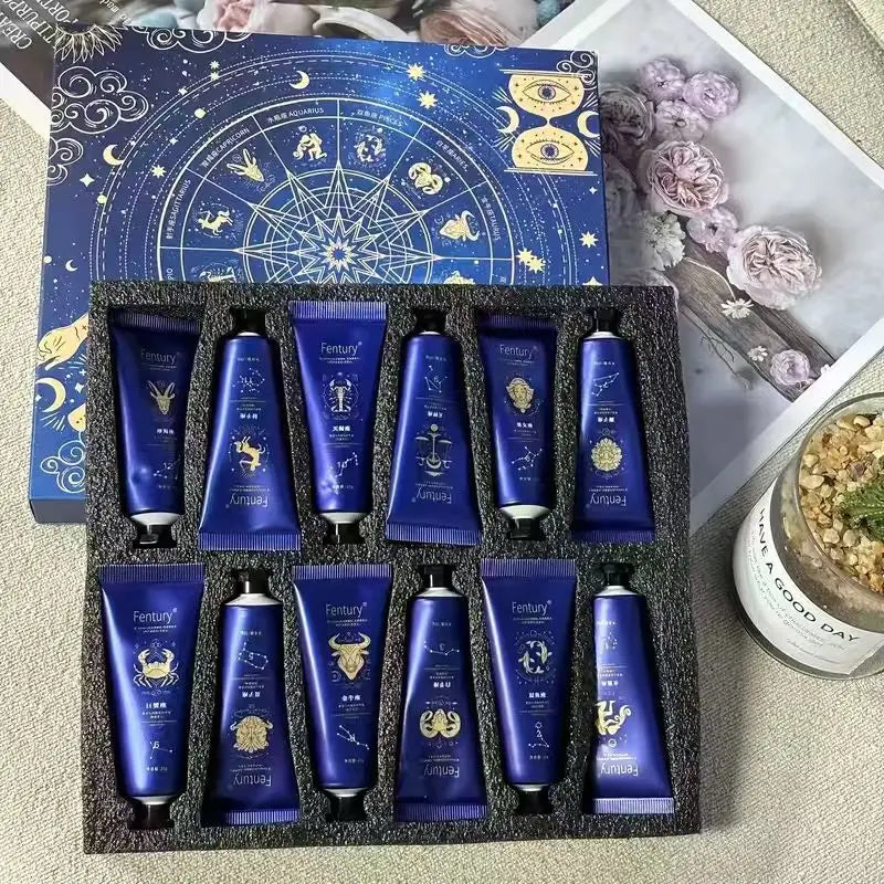 12-in-1 Fragrant Hand Cream Gift Set – Moisturizing, 12 Scents