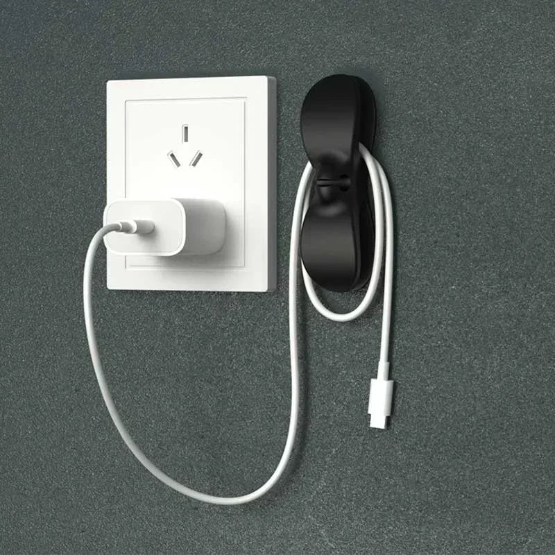 Silicone Cable Winder Cord Organizer Clips for Kitchen 3/6 Pcs