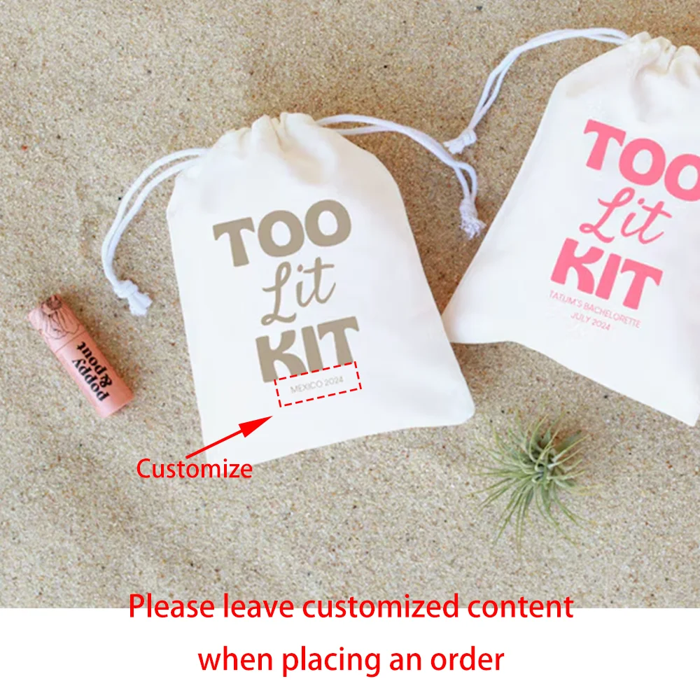 10-Piece "Too Lit Kit" Bachelorette Hangover Recovery Bag Set